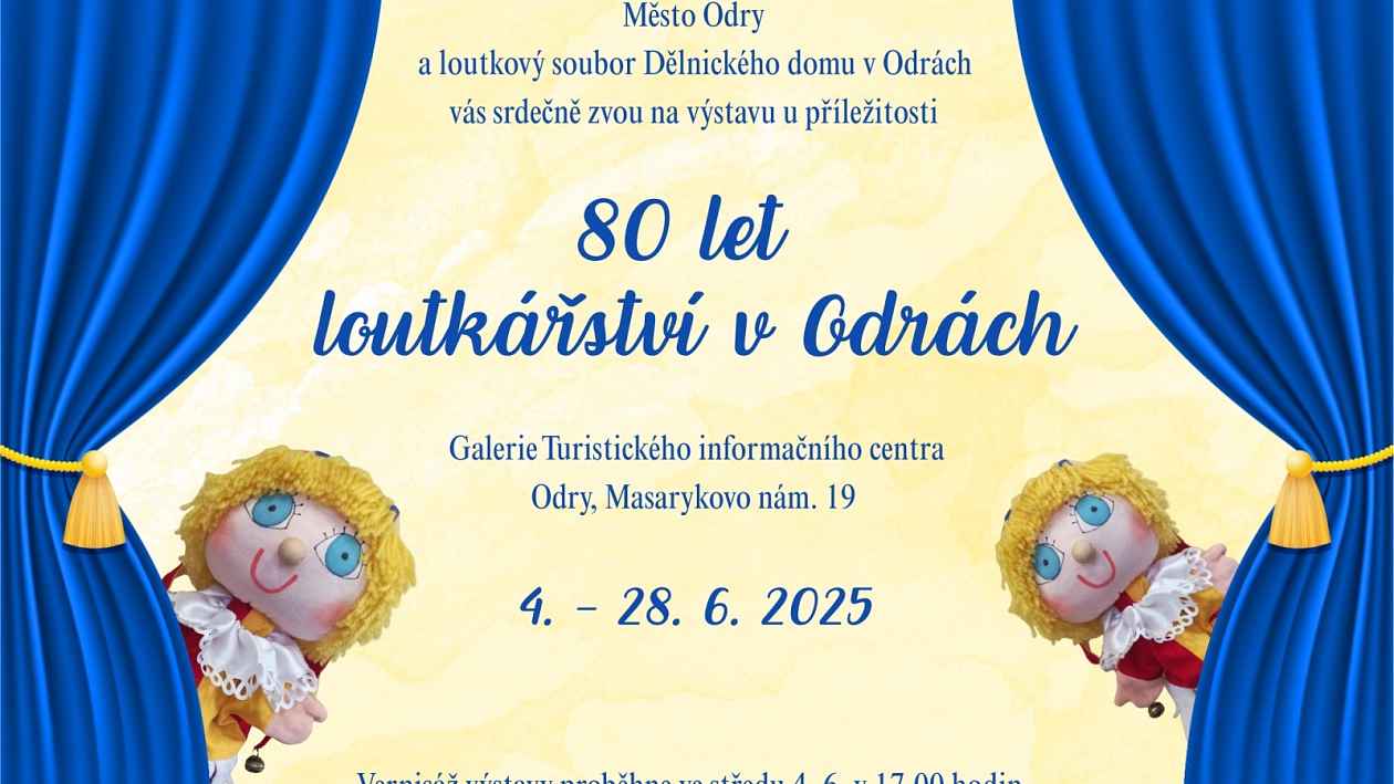 Výstava - 80 let loutkářství v Odrách