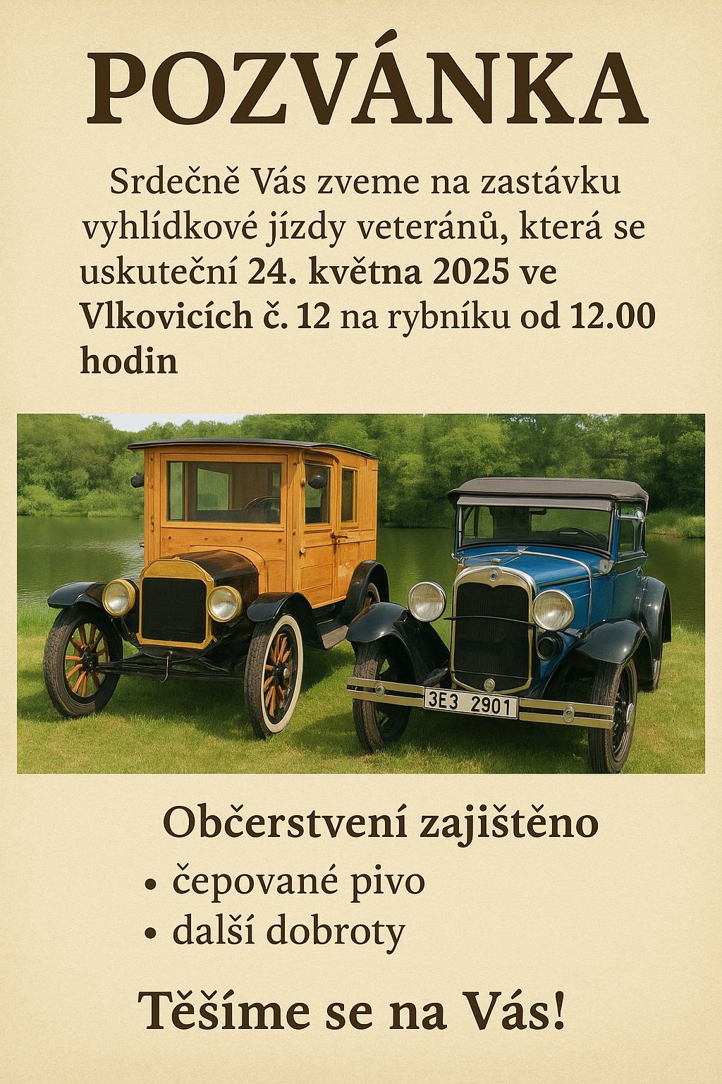 Vyhlídková jizda veteránů