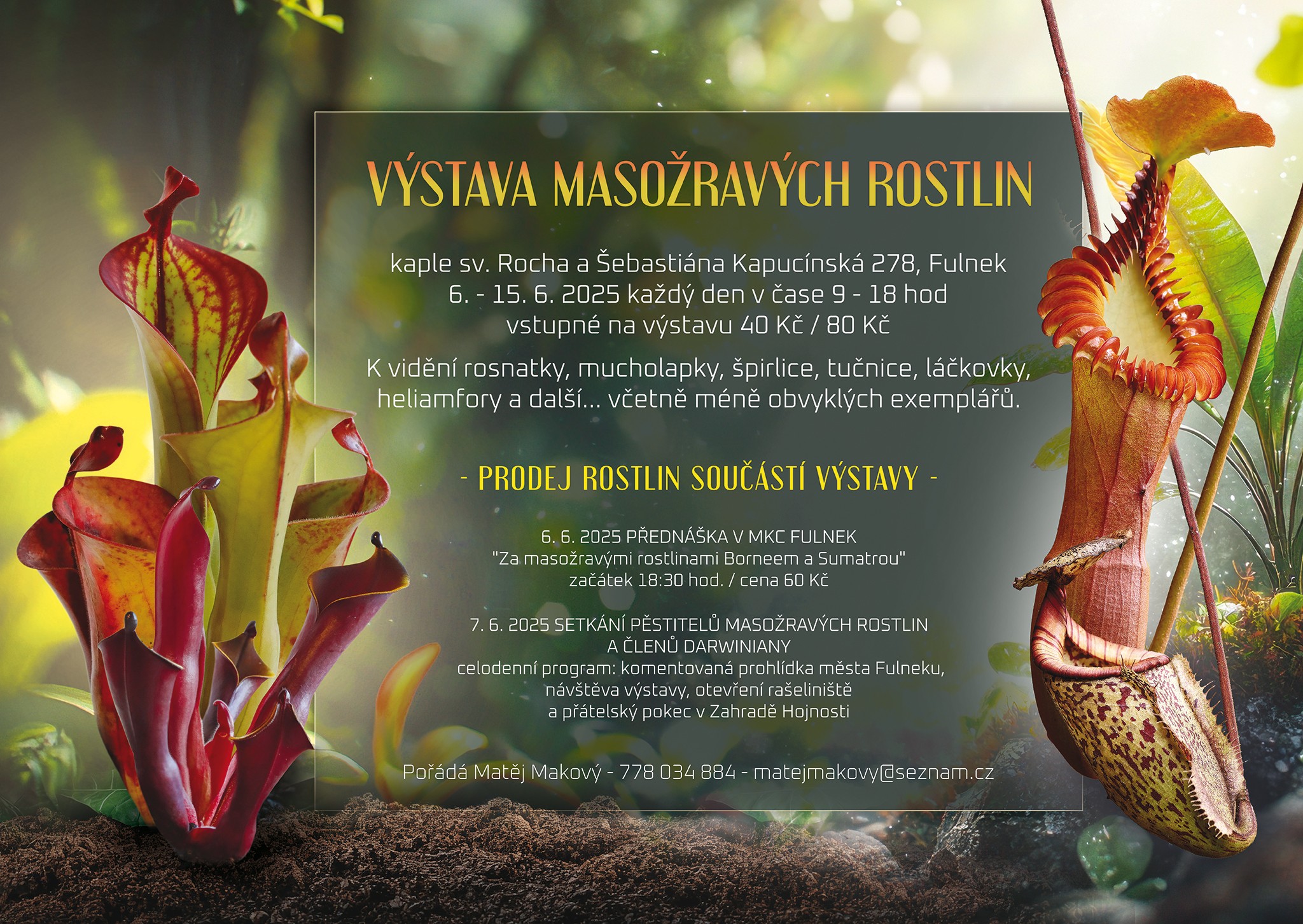 Výstava masožravých rostlin